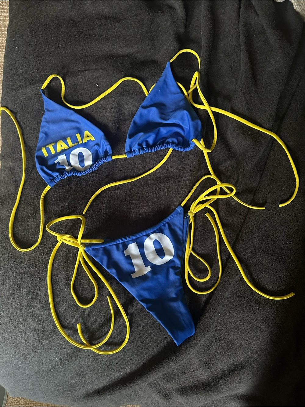 Khassani 'Italia' Number 10 Triangle Bikini
